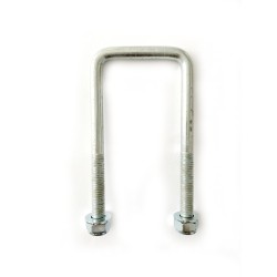 M10 Square Electro-Plated U Bolts 50MM Width X 150MM Length M10 Square Electro-Plated U Bolts 50MM Width X 150MM Length