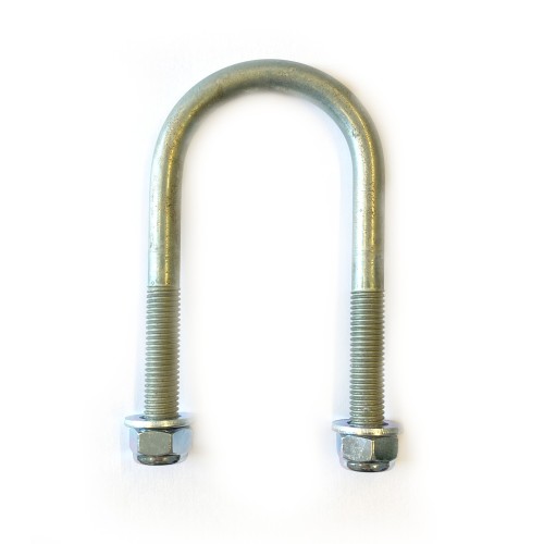 M12 Round U Bolt for 3 Inch - 80mm Pipe Size M12 Round U Bolt for 3 Inch - 80mm Pipe Size