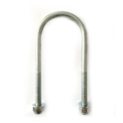 M8 Round Electro-Plated U Bolts 40MM Width X 100MM Length